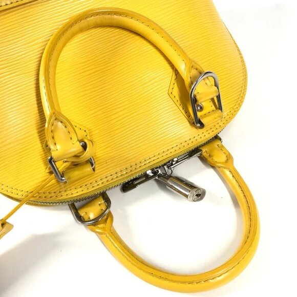 LOUIS VUITTON M40866 Epi Alma BB 2WAY Shoulder Bag Crossbody Bag Hand Bag - Picture 10 of 16